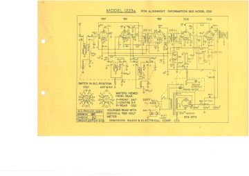 Dominion 1223A schematic circuit diagram